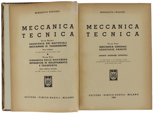 Meccanica tecnica vol i - tecnica.,