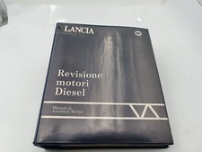 Manuale officina Lancia revisione motori turbo diesel mod 835 Thema Delta Dedra