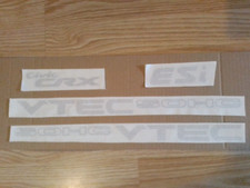 CIVIC CRX ESI DECALS STICKERS