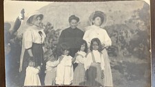 VECCHIA FOTO CARTOLINA Timbro Canicattì AGRIGENTO - FP VG 1901