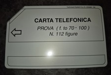SCHEDA TELEFONICA RARA NON