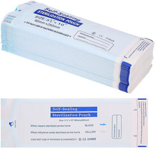 100 Buste Autosigillanti per Sterilizzazione Sacchetti per Autoclave per Strumen