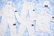tuta stone island Bianca