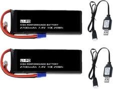 7.4V 2700mAh 10C Battery for