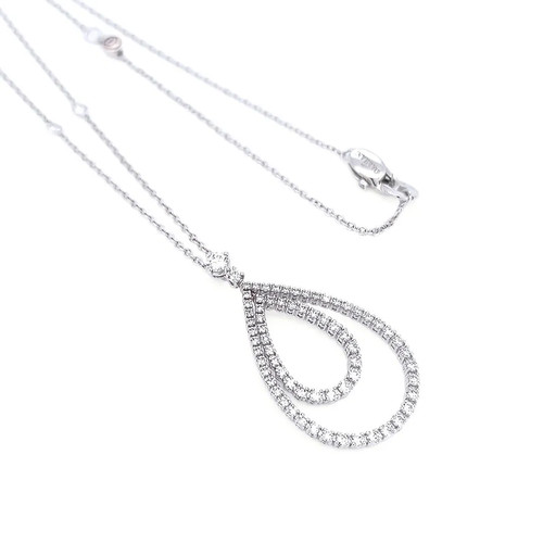 Collana damiani oro bianco - collana,