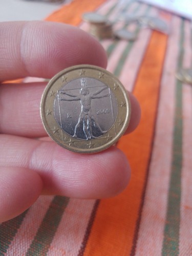 Monete rara euro con una - monete, rara€1