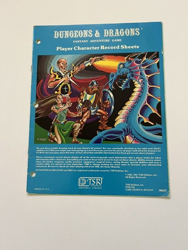 Dungeons dragons player - &,