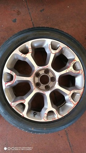 Cerchio lega per fiat 500 - cerchio, in