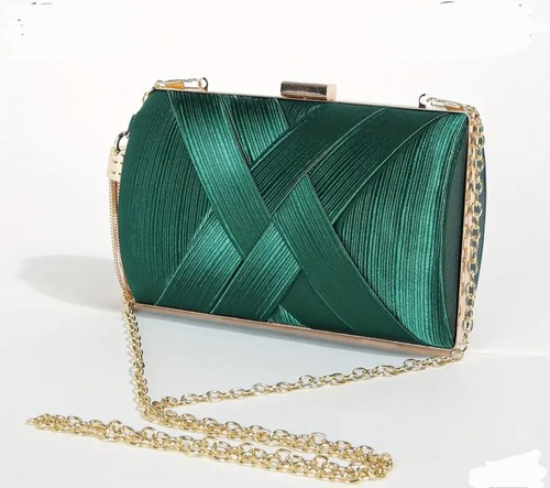 Borsa elegante verde - borsa, scuro