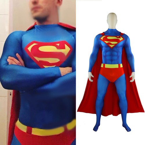 Costume superman cosplay tuta - cosplay,
