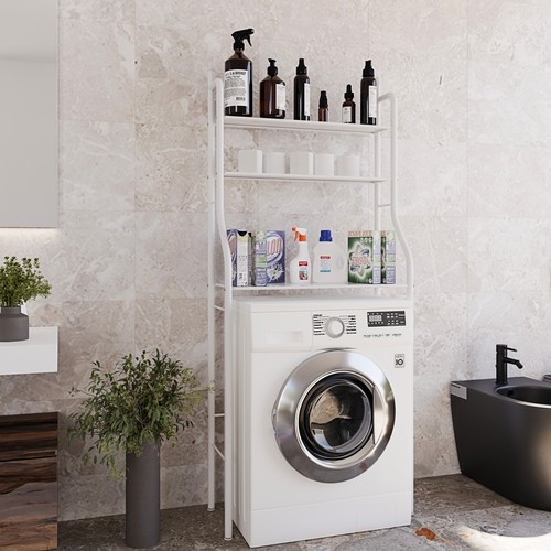 Scaffale bagno mobile sopra