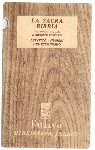 Sacra bibbia levitico - sacra,
