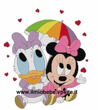 Schema punto croce Paperina e