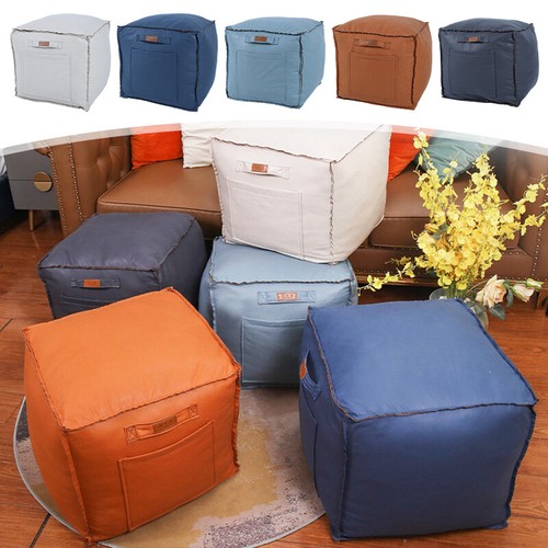 Pouf poggiapiedi quadrato - , in