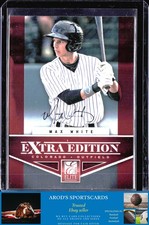2012 Elite Extra Edition *Max White **Card #9a** AUTO "FACCIALE A SINISTRA " ERRORE