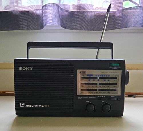Sony icf cuffie audio tv - sony, icf-34