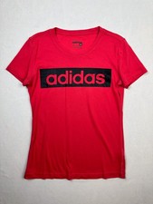 T-shirt adidas rosa con logo