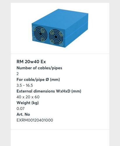 Moduli roxtec ex rated - x,