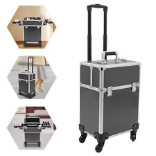 Rolling Organizer Trucco Cosmetici Trolley Trucco Viaggio Organizer Nero