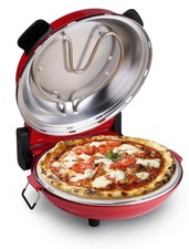 Forno Pizza Elettrico 1200 W 350 °C Timer e Termostato Rosso INN-796R INNOLIVING