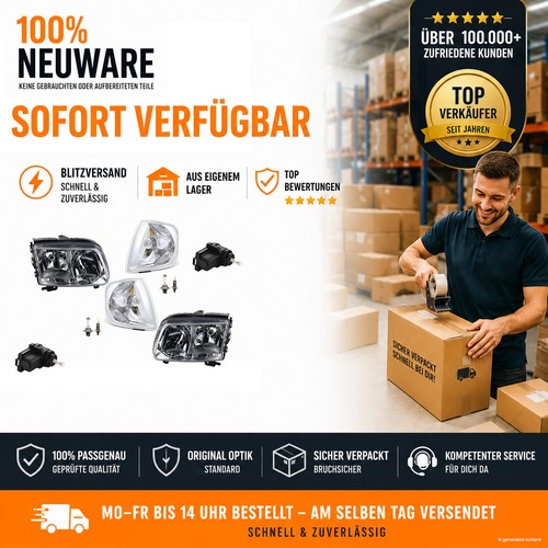 Set fari anteriori polo 6n - vw,