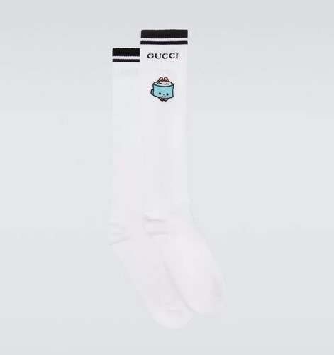Calze gucci kawaii ricamate - kawaii,