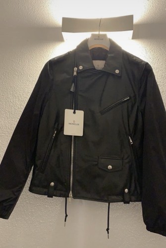 Giubbotto pelle moncler - di,