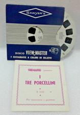 VIEW-MASTER  3d Sawyer's : dischetto B3102 I tre porcellini + libretto