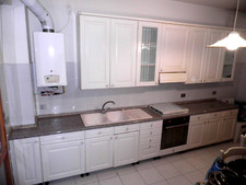 Cucina comp.( Laccata Bianca Opaca ml.3,30 + 90 cm. ) - Arrex -1 . USATA   R.