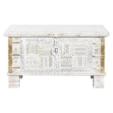 Baule orientale legno bianco