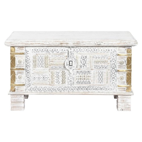 Baule orientale legno bianco