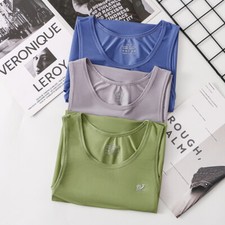 Mens Ice Silk Tank Top Shirt