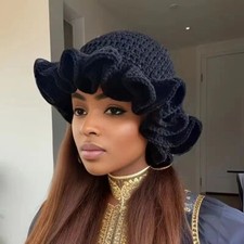 Cappello di lana all'uncinetto