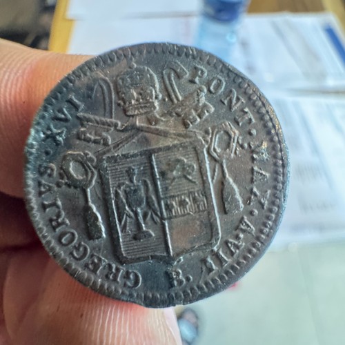 Rare monnaie mezzo baiocco - monnaie,,