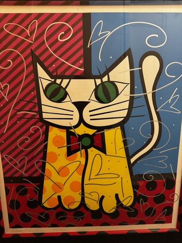 Romero britto the cat - britto, 1/2