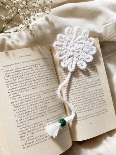 Segnalibro handmade fiore - handmade,