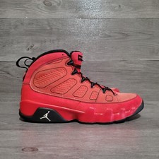 Scarpe da basket Jordan Retro 9 Motorboat Jones da uomo taglia 9,5 rosse