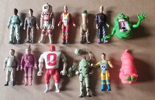 Lotto di 13 figurine Kenner Ghostbusters reali 1989 vintage 