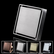 Griglia di scarico a pavimento bagno inserto piastrelle ottone massiccio invisibile doccia bagno scarico