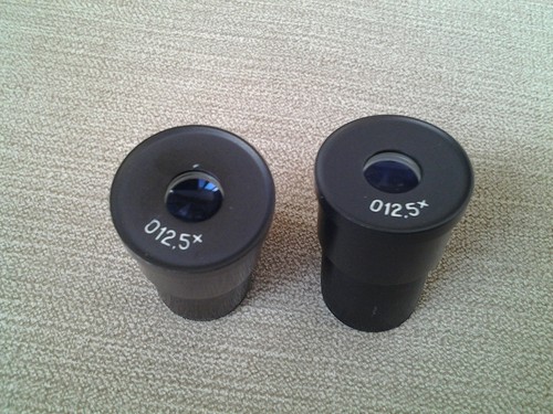 Oculare per microscopio x - microscopio, 12,5