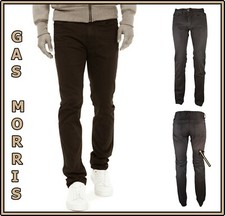 pantaloni jeans gas da uomo in cotone slim fit svasati morris dritti w 29 w31 44