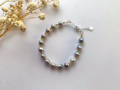 Bracciale perle tahiti donna - bracciale,