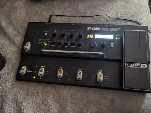 Line pod hd300 - 6, pedaliera