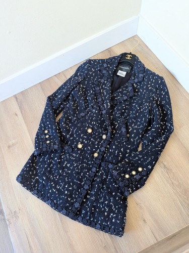 Giacca tweed doppiopetto