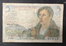 Francia banconote da 5 franchi