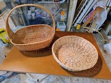 CESTI IN VIMINI LOTTO 2 PEZZI VINTAGE