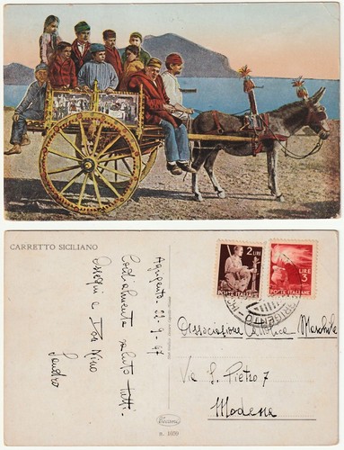 Carretto siciliano costumi - siciliano,