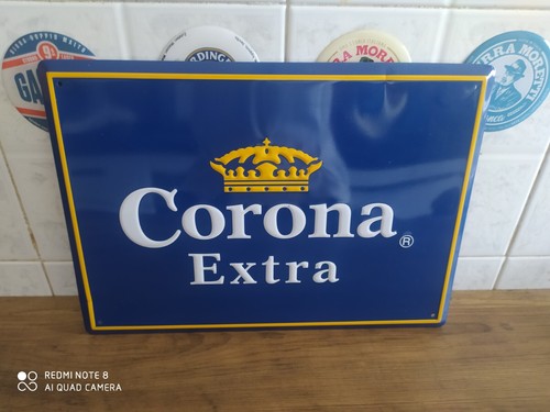 Targa pubblicitaria corona - targa,