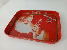 Vassoio Pubblicitario Coca Cola in Metallo 25 Cm Vintage Babbo Natale