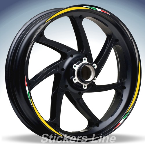 Adesivi ruote moto strisce